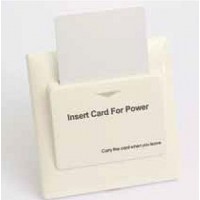 Energy Saving Card Device -24V-Any Card Switch-White