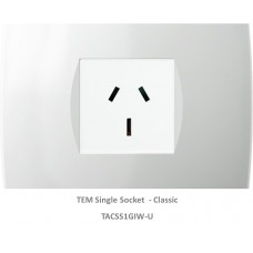 TAS Single Socket Set-Polar White-Soft